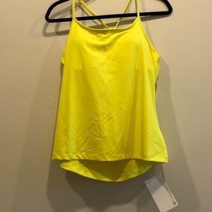 Fabletics Sz Large Yellow Workout Cami Top